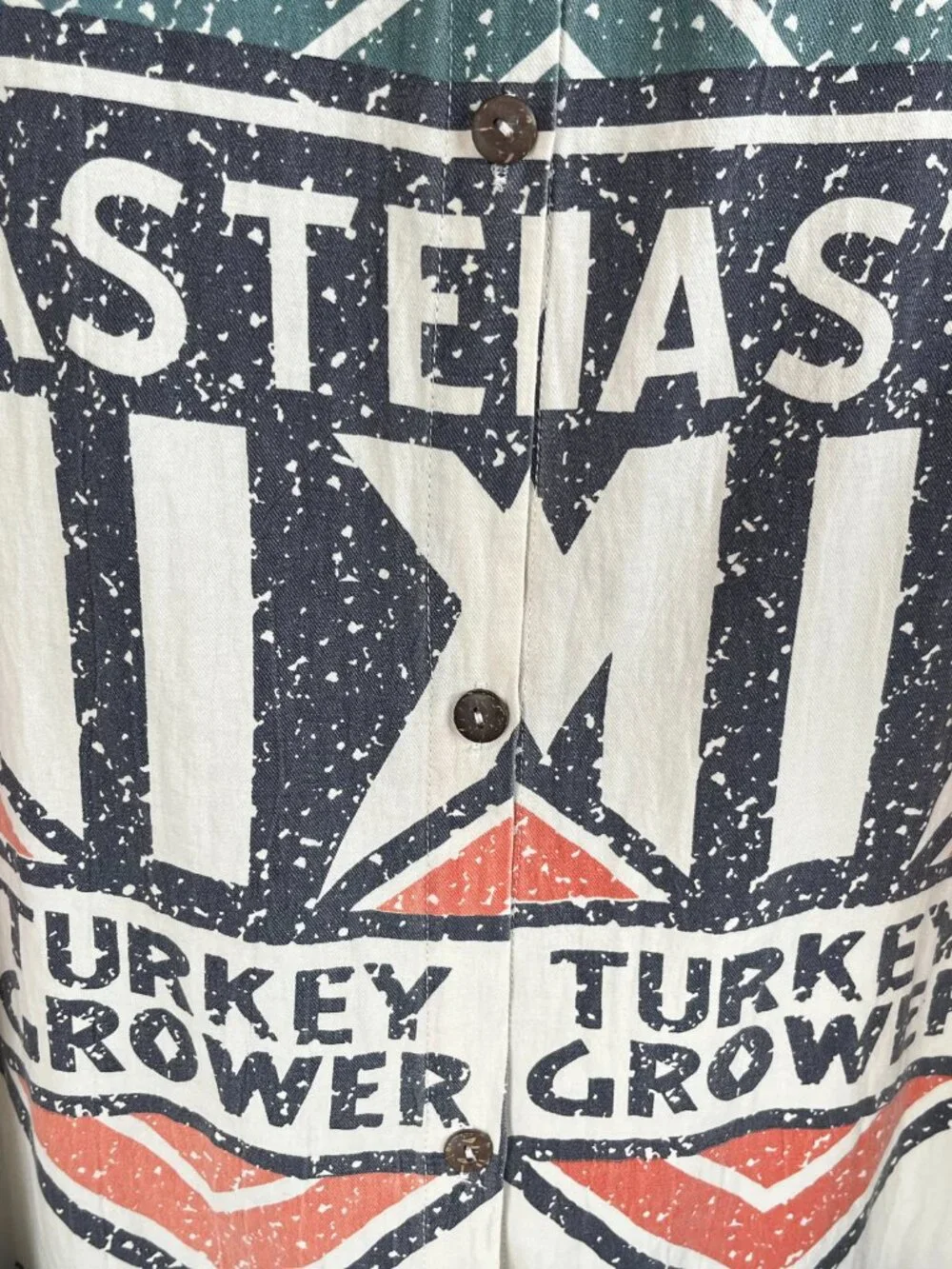 Flour Sack Button Down Dress - Picture 4 of 6